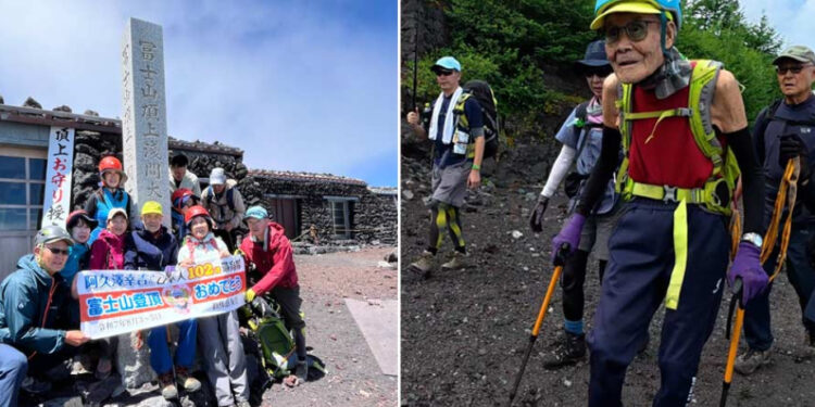 102 yaşlı kişi 3,776 metrlik dağa çıxdı - Rekord qırdı