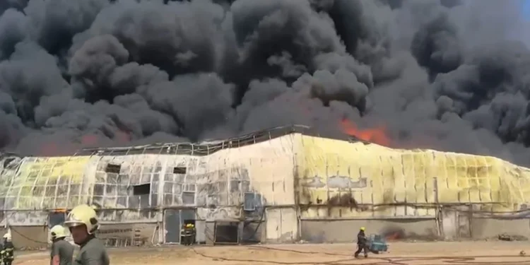 "Sədərək"dəki yanğınla bağlı araşdırmalara başlanıldı