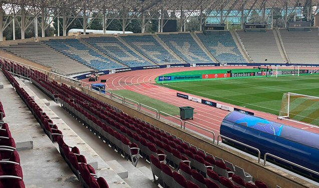 Respublika stadionunda ÇL öncəsi dəyişikliklər - VİDEO