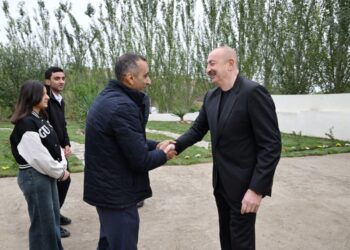 Prezident Xocalı rayonunun Daşbulaq kəndində