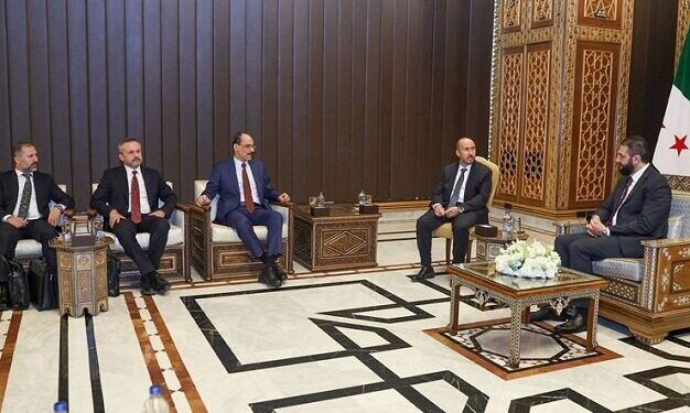 Kalın Suriyada Əl Şaraa ilə görüşüb