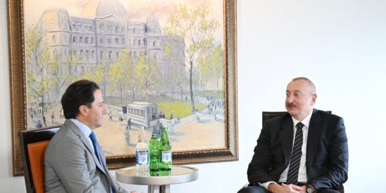 Prezident "Ares Management"in həmtəsisçisi və baş icraçı direktoru ilə görüşüb