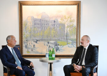 İlham Əliyev Nyu-Yorkda portuqaliyalı həmkarı ilə görüşüb