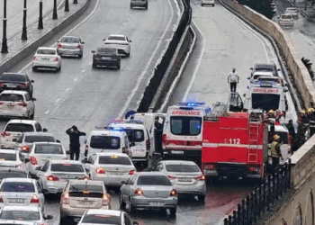 Babək prospektində qəza olub, sürücü ölüb