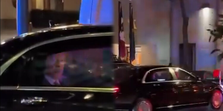 Ərdoğanın korteji Nyu-York tıxacında - VİDEO