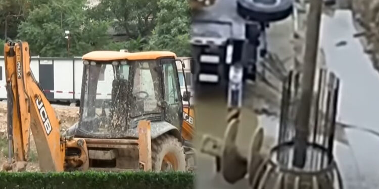 Yasamalda qurudulmuş gölün ərazisində çoxmərtəbəli bina inşa olunur? - VİDEO