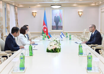 Sahibə Qafarova İsrailin yeni səfiri ilə görüşüb