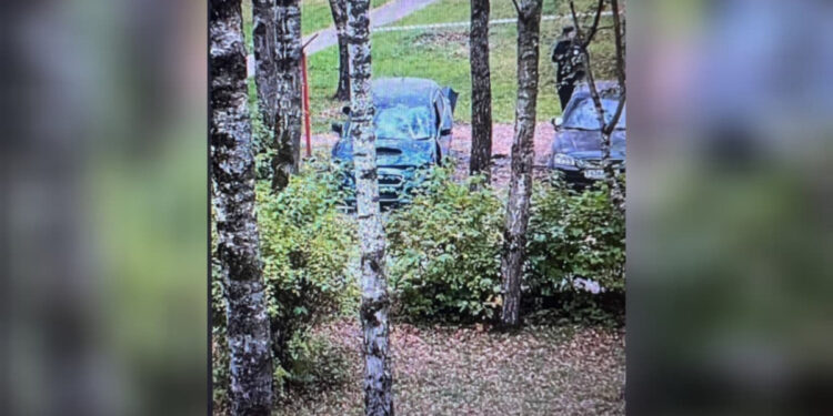 Moskva vilayətində avtomobil partladılıb - FOTO