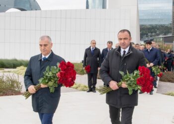 DTX və XKX rəisləri Zəfər parkını ziyarət etdilər – FOTOLAR