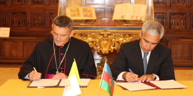 Heydər Əliyev Fondu ilə Vatikan Apostol Kitabxanası və Apostol Arxivi arasında memorandum imzalanıb