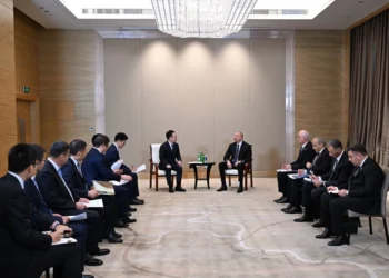 İlham Əliyev Xı Yınfen ilə görüşüb – FOTOLAR