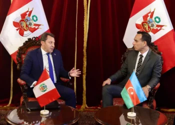 Elnur Məmmədov Peru XİN başçısı ilə görüşüb