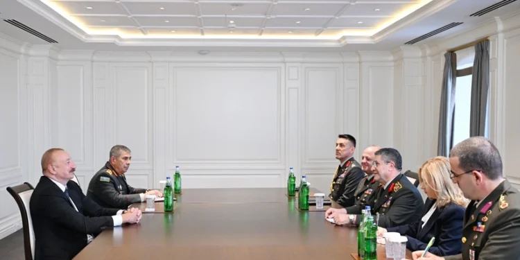 İlham Əliyev Selçuk Bayraktaroğlunu qəbul edib - FOTOLAR