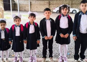 Bir evdən 6 uşaq məktəbə getdi