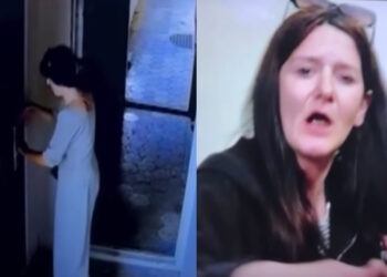 Bu qadının Bakıda evlərə girməyə çalışdığı deyilir – VİDEO