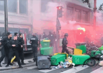 Fransada kütləvi etirazlar başladı – VİDEO – YENİLƏNİB