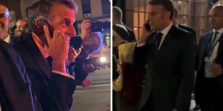 Makronun Nyu-Yorkda avtomobilini polis saxladı - Trampa zəng etdi