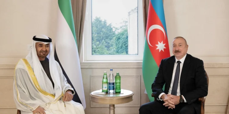 Azərbaycan və BƏƏ prezidentlərinin təkbətək görüşü olub - FOTO