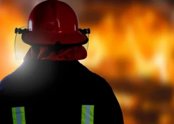 Xankəndidə ev yanıb