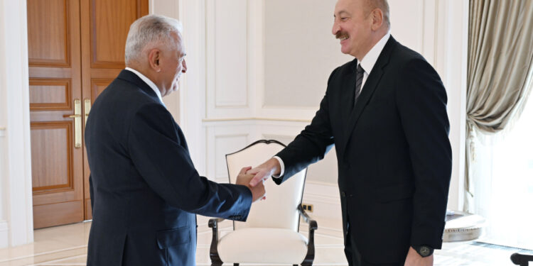 İlham Əliyev Binəli Yıldırımı qəbul edib - FOTO