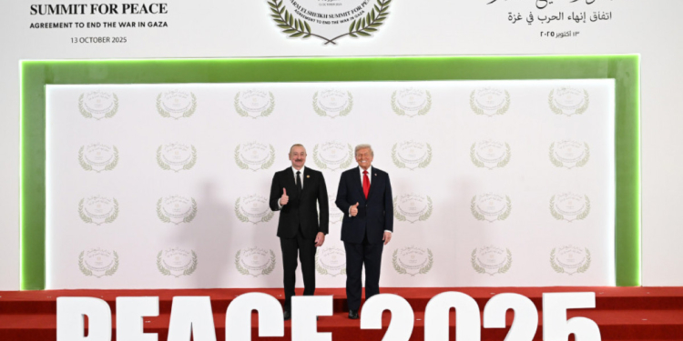 Prezident Yaxın Şərq Sülh Sammitində iştirakı ilə bağlı paylaşım edib