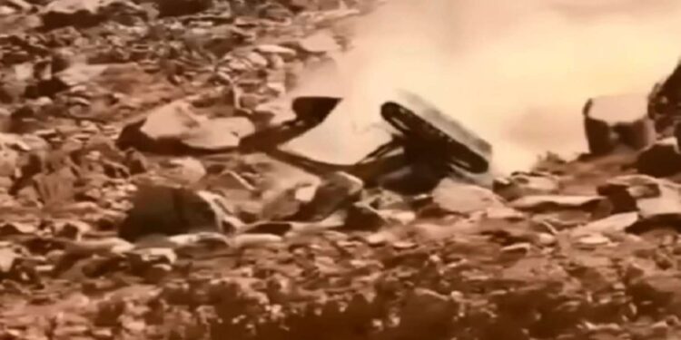 Zəngilanda faciə: Ekskavator dağdan aşdı - ANBAAN GÖRÜNTÜLƏR