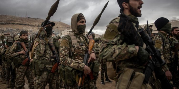 Suriya ordusunun bölmələri Türkiyədə hərbi təlimlərə başlayıb