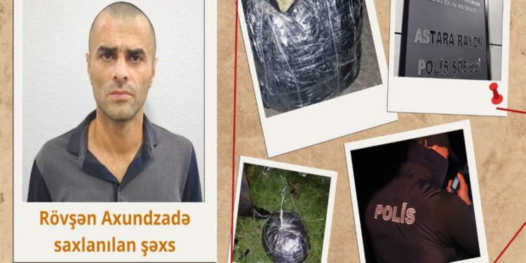 İrandan Astaraya PUA ilə göndərilən narkotik aşkarlanıb