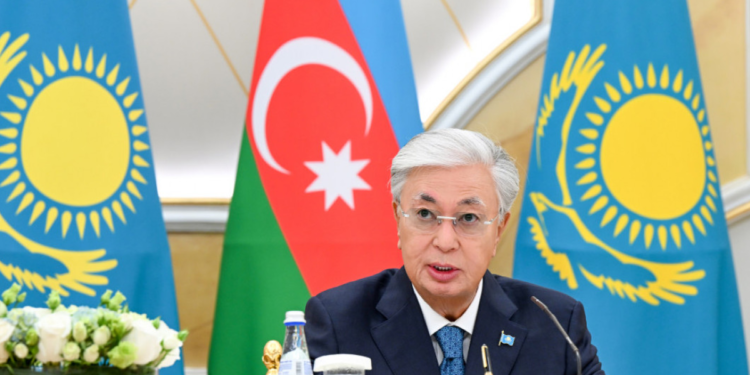 "İlham Əliyev tarixi miqyasda görkəmli dövlət xadimidir" - Tokayev