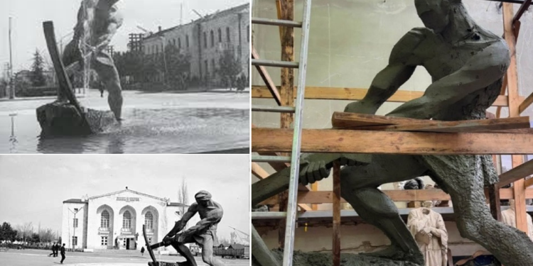 "Fərhadın heykəli" hazırlanır - Ağdamın mərkəzində ucaldılacaq