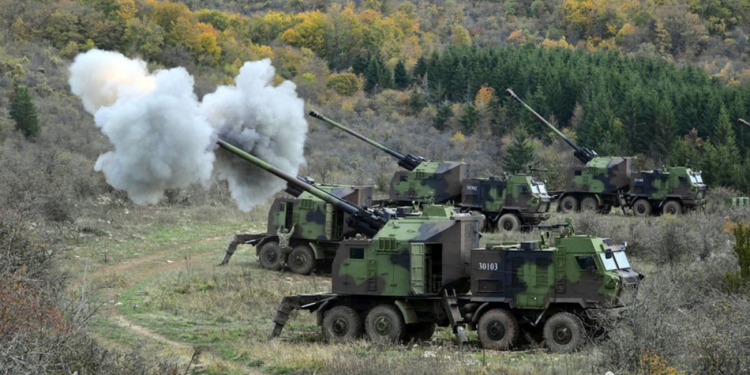 Azərbaycan və Serbiya artilleriyaçılarının birgə təlimi keçirilib - VİDEO