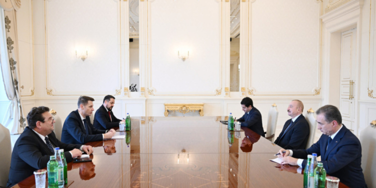 Prezident Rumıniya Senatının sədrini qəbul edib - FOTOLAR