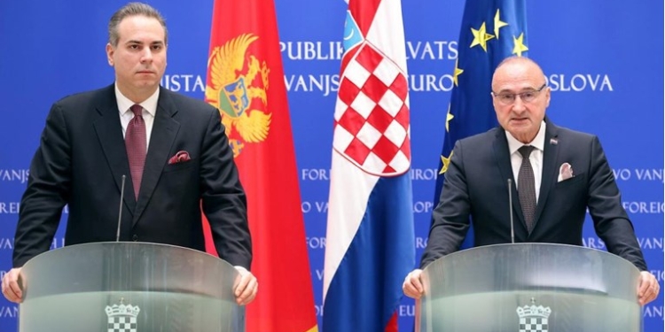 Monteneqro Nazirliyi Xorvatiyanın diplomatik notasına cavab verib