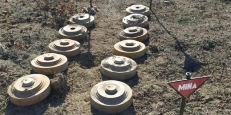 Azad edilmiş ərazilərdə daha 156 mina aşkarlanıb