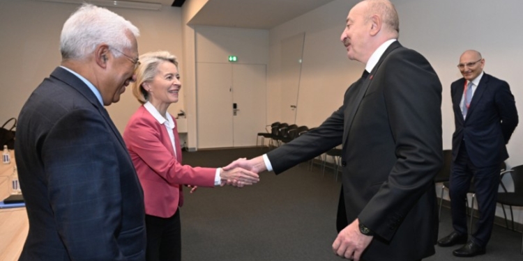 Prezident  Kopenhagendə Aİ liderləri ilə görüşdü - FOTOLAR