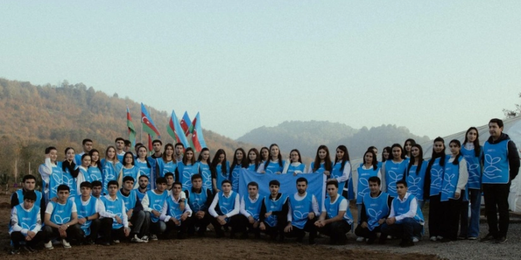 Leyla Əliyeva, Arzu Əliyeva və Alena Əliyeva Lənkəranda ekoloji aksiyalarda iştirak ediblər