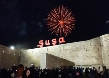 Şuşada Zəfər Günü atəşfəşanlıqla qeyd olunub – VİDEO