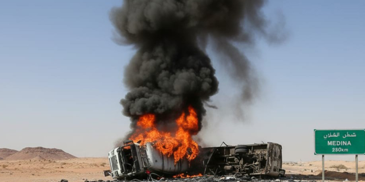 Zəvvar avtobusu qəzaya düşdü - 42 ölü