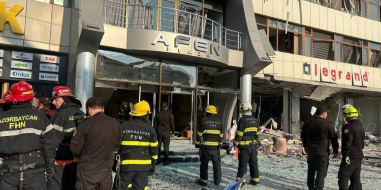 FHN: "AFEN Plaza"da baş verən partlayışın səbəbləri araşdırılır