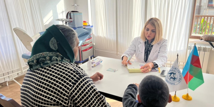 Səhiyyə Nazirliyinin səyyar tibbi aksiyası Cəbrayılda