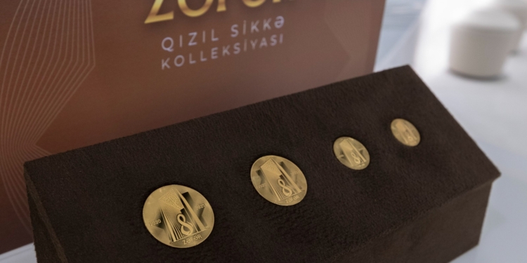 “AzerGold” “Zəfər” adlı yeni qızıl sikkə kolleksiyasını təqdim edib