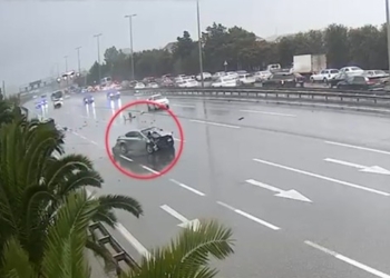 Yağışlı havalarda baş verən qəzaların – Görüntüləri