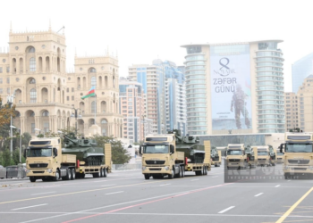 Zəfər paradının baş məşqi keçirilib