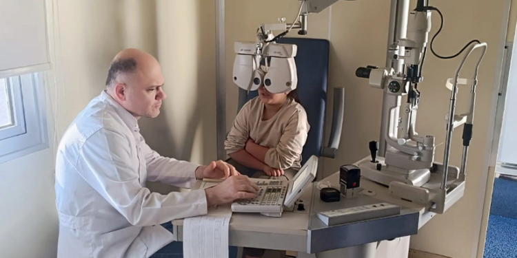 Xocalıda 160-a yaxın sakinin göz müayinəsi aparılıb