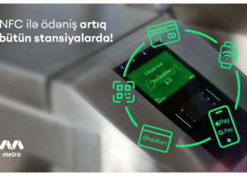 Bakı metrosunun bütün stansiyalarında yeni ödəniş üsulunun tətbiqinə başlanılıb