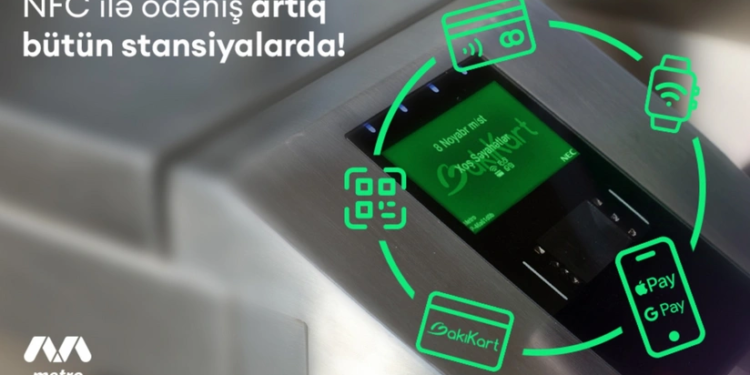 Bakı metrosunun bütün stansiyalarında yeni ödəniş üsulunun tətbiqinə başlanılıb