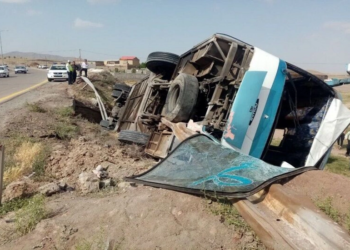 İranda avtobus aşıb, ölənlər və yaralananlar var