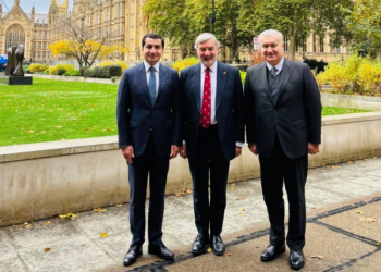 Hikmət Hacıyev Böyük Britaniyanın Azərbaycan üzrə ticarət elçisi ilə görüşüb