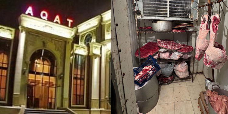 “Aqat”da insanlara camış əti verilirmiş - FOTOLAR