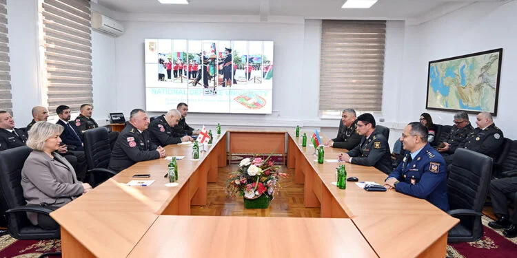 MMU-da Gürcüstan nümayəndə heyəti ilə görüş keçirilib